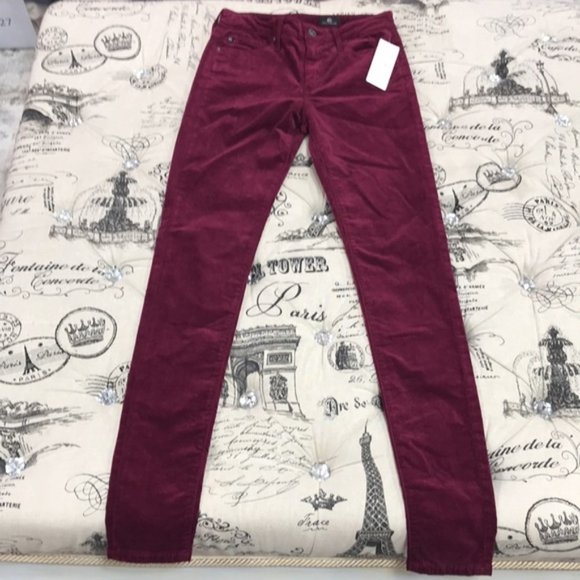 AG The Farrah High Waist Velvet Jeans - Picture 3 of 9